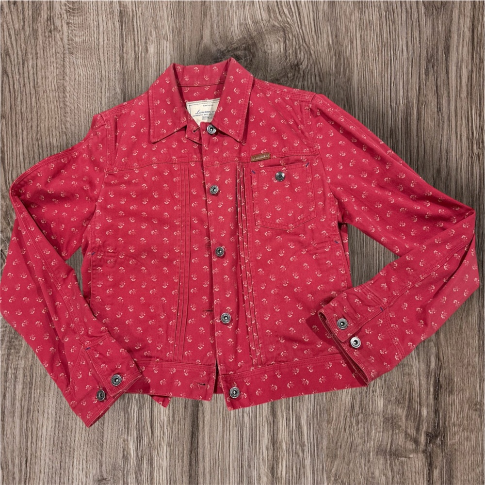 Lauren RL Red Vintage Jean Jacket Women’s Size Small